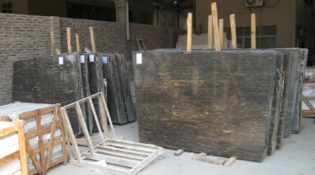 chinese golden portoro marble slabs yunfu china