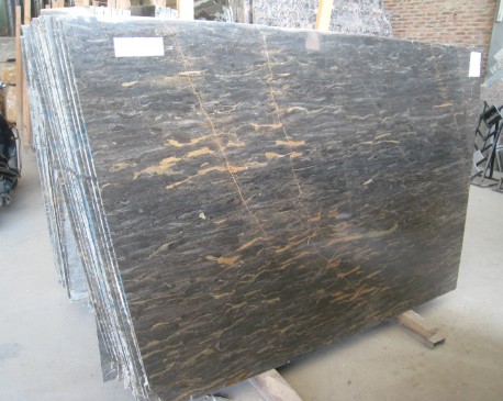 chinese golden portoro marble slabs yunfu china